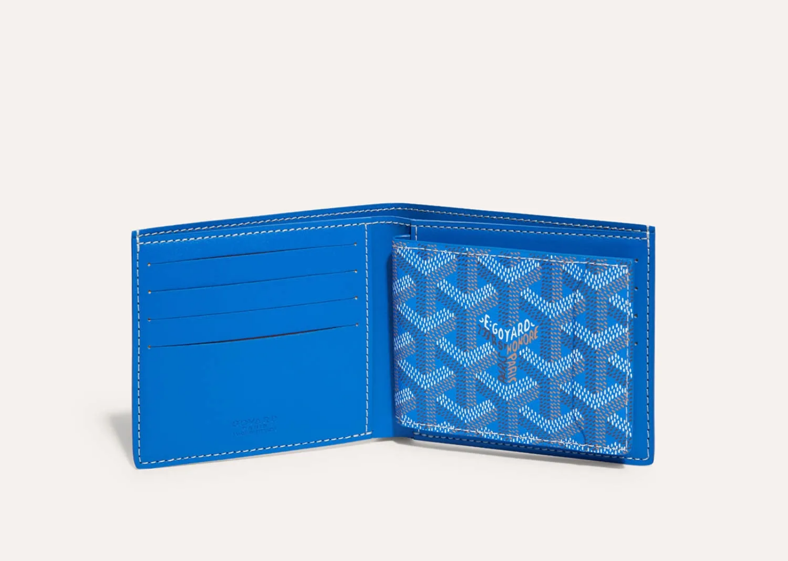 Goyard Insert Victoire Card Wallet Sky Blue - görsel 3