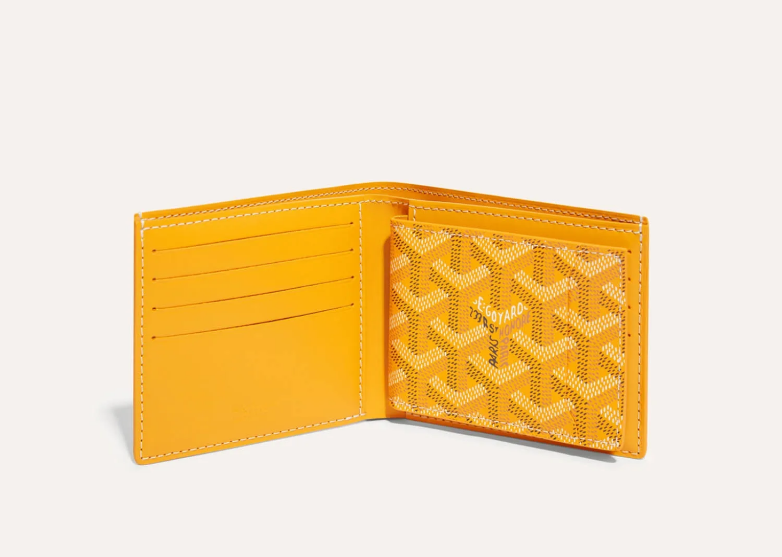 Goyard Insert Victoire Card Wallet Yellow - görsel 3