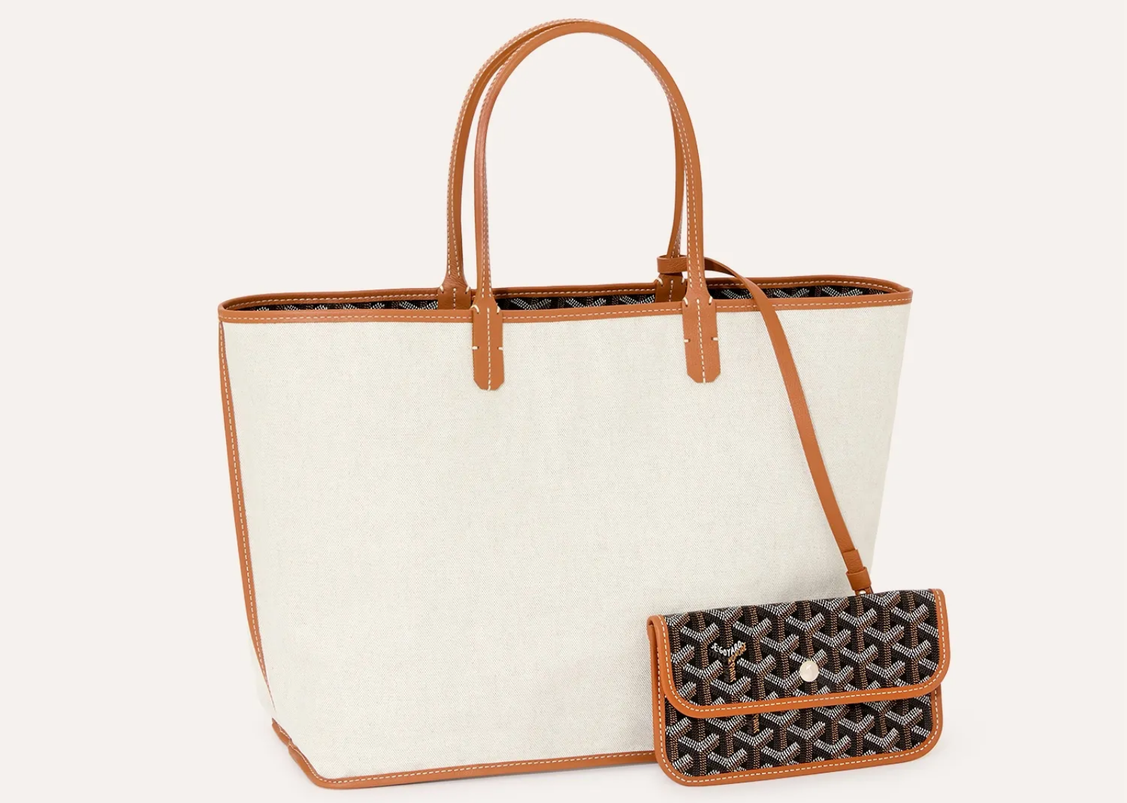 Goyard Saint Louis PM Bag Black & Tan - görsel 2