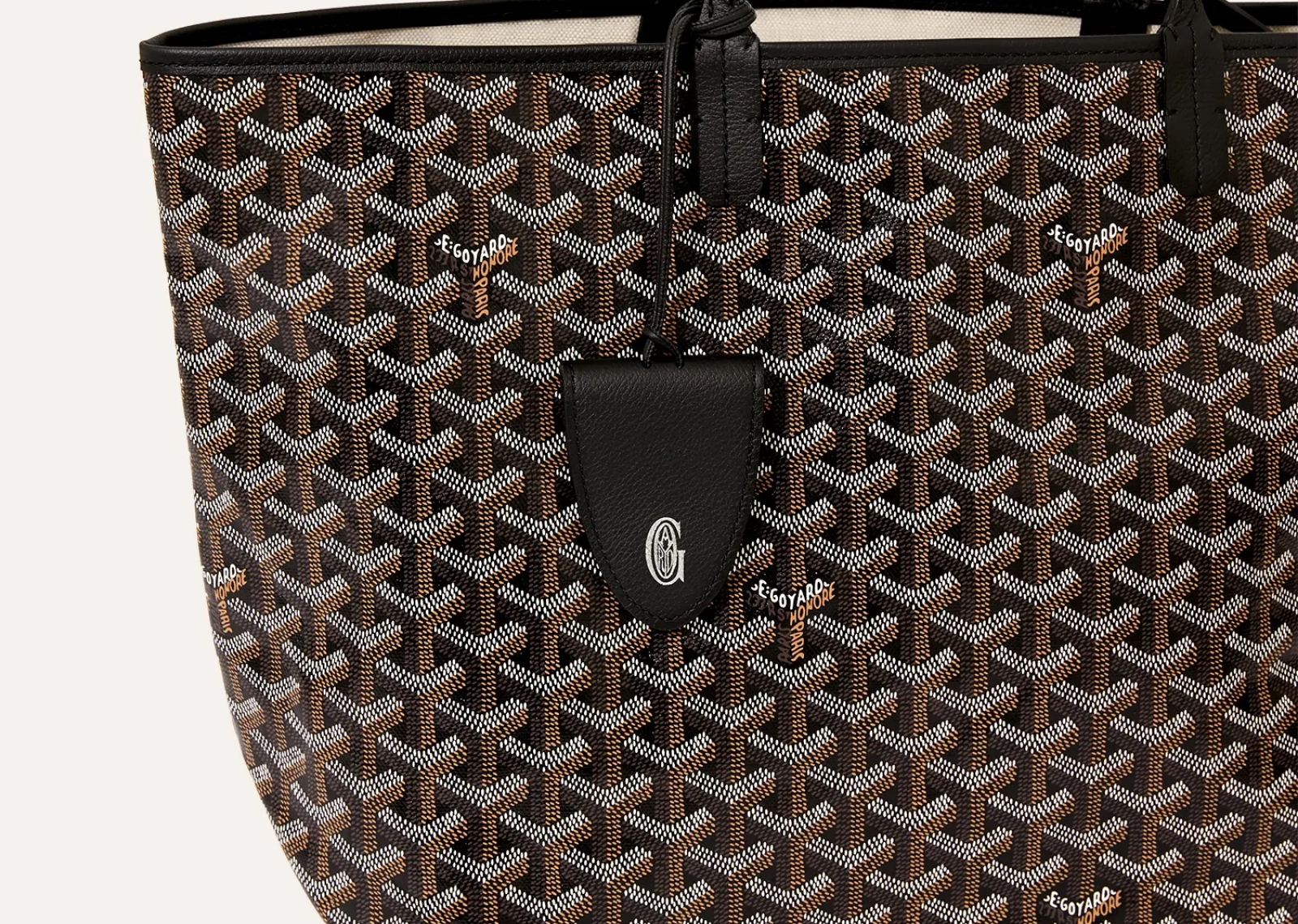 Goyard Saint Louis PM Bag Black - görsel 4