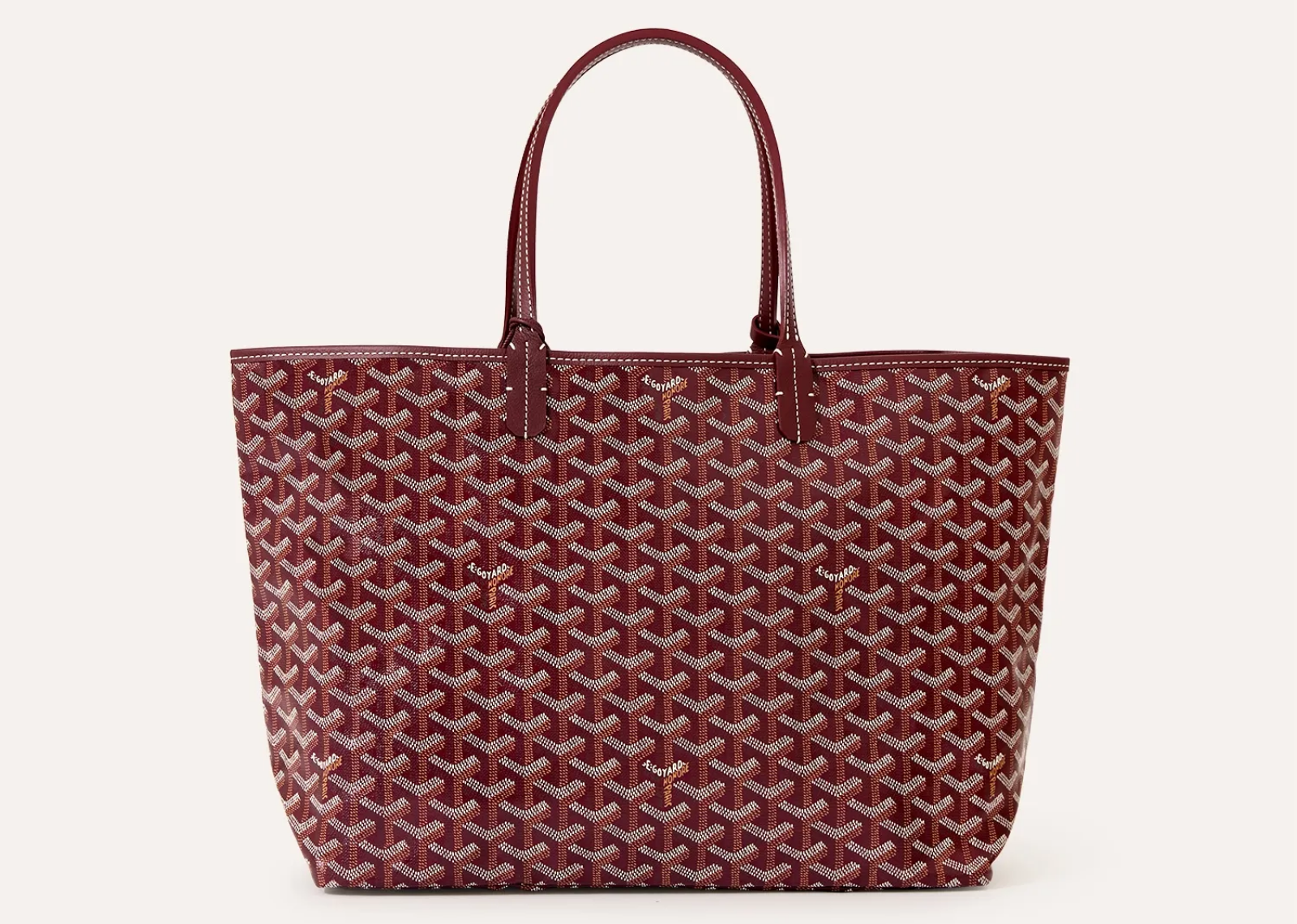 Goyard Saint Louis PM Bag Burgundy - görsel 3
