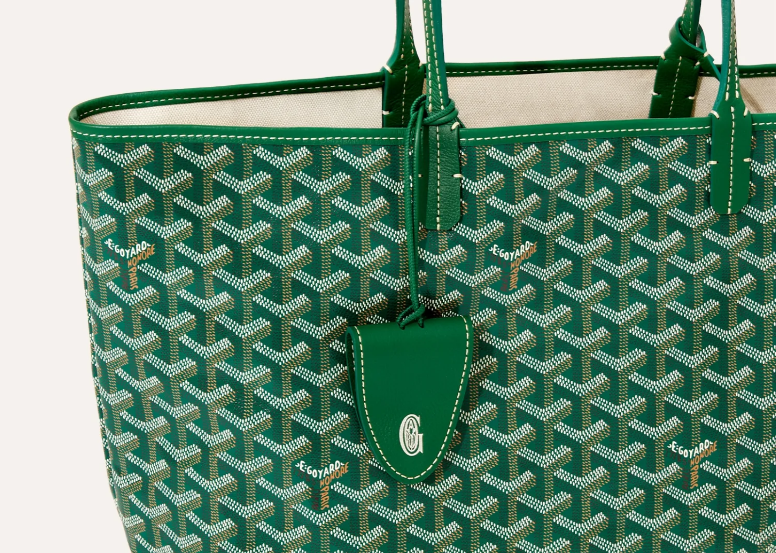 Goyard Saint Louis PM Bag Green - görsel 4
