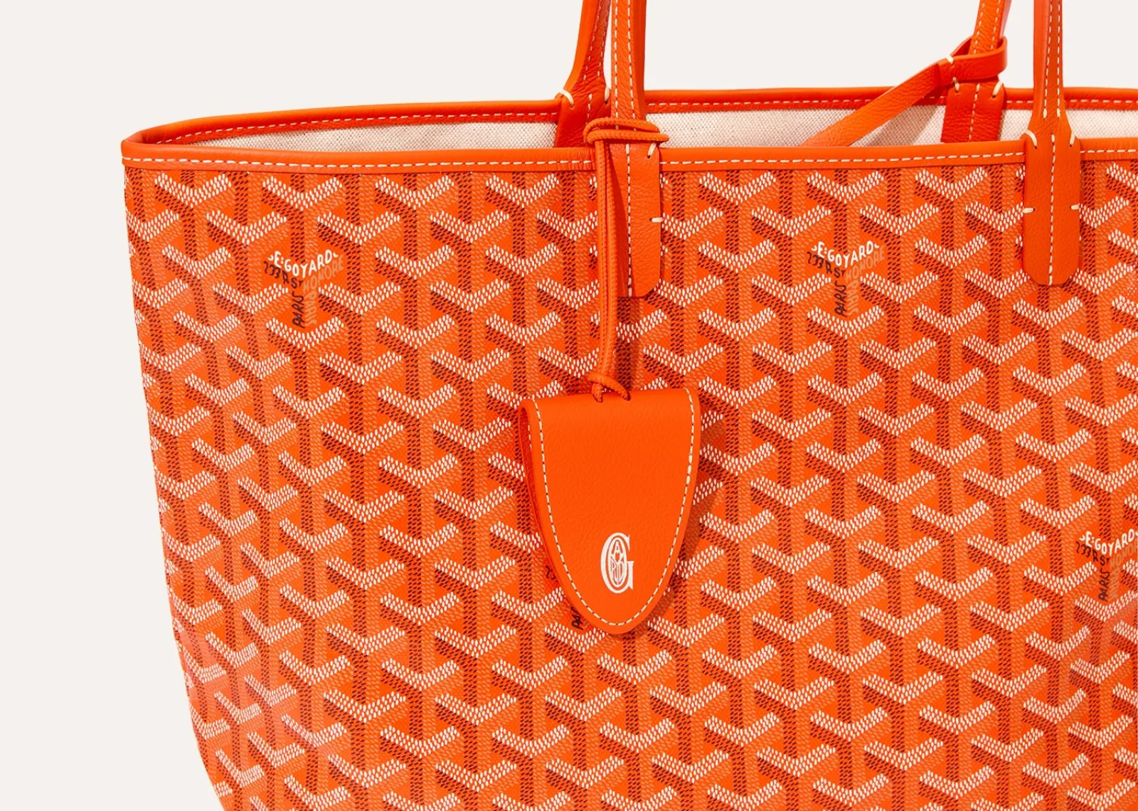 Goyard Saint Louis PM Bag Orange - görsel 4