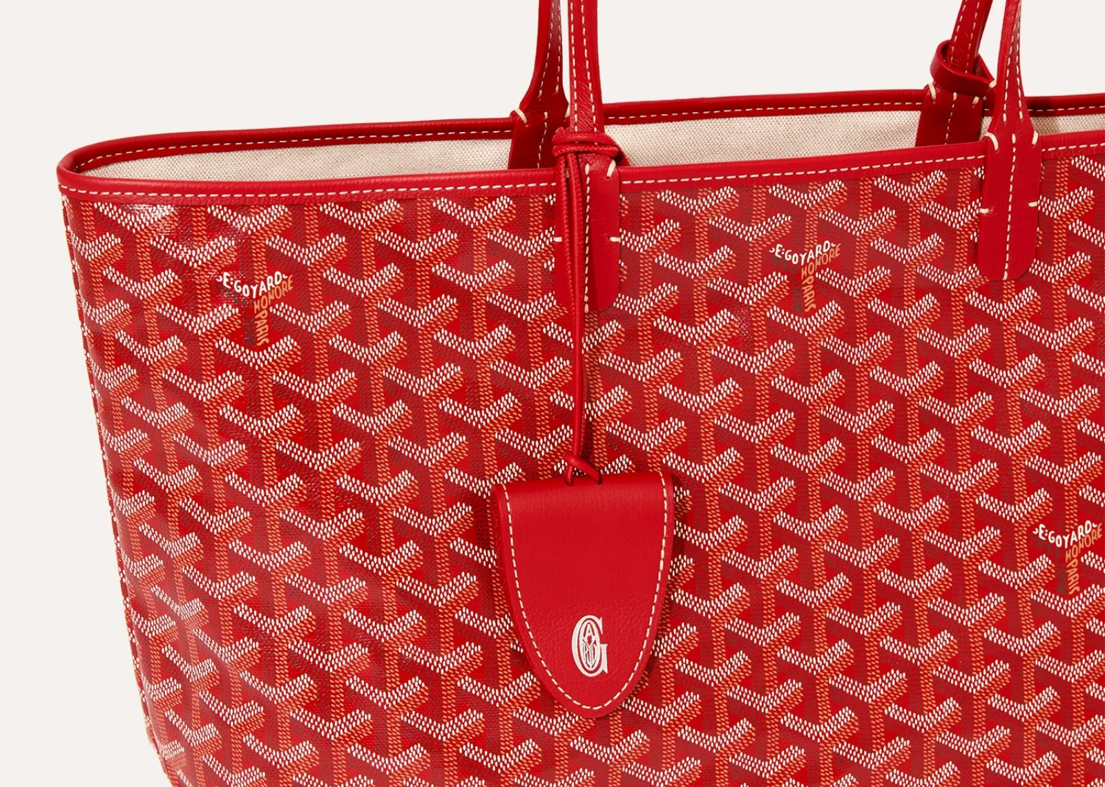 Goyard Saint Louis PM Bag Red - görsel 4