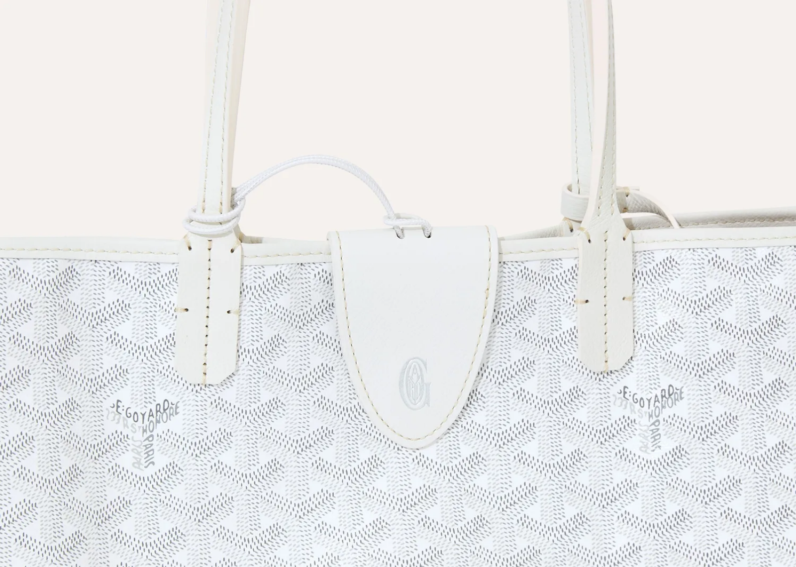 Goyard Saint Louis PM Bag White - görsel 5