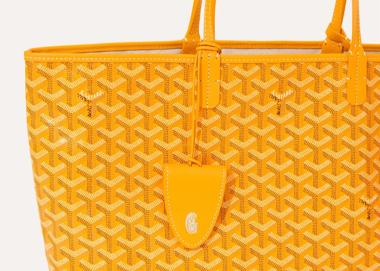 Goyard Saint Louis PM Bag Yellow - görsel 4