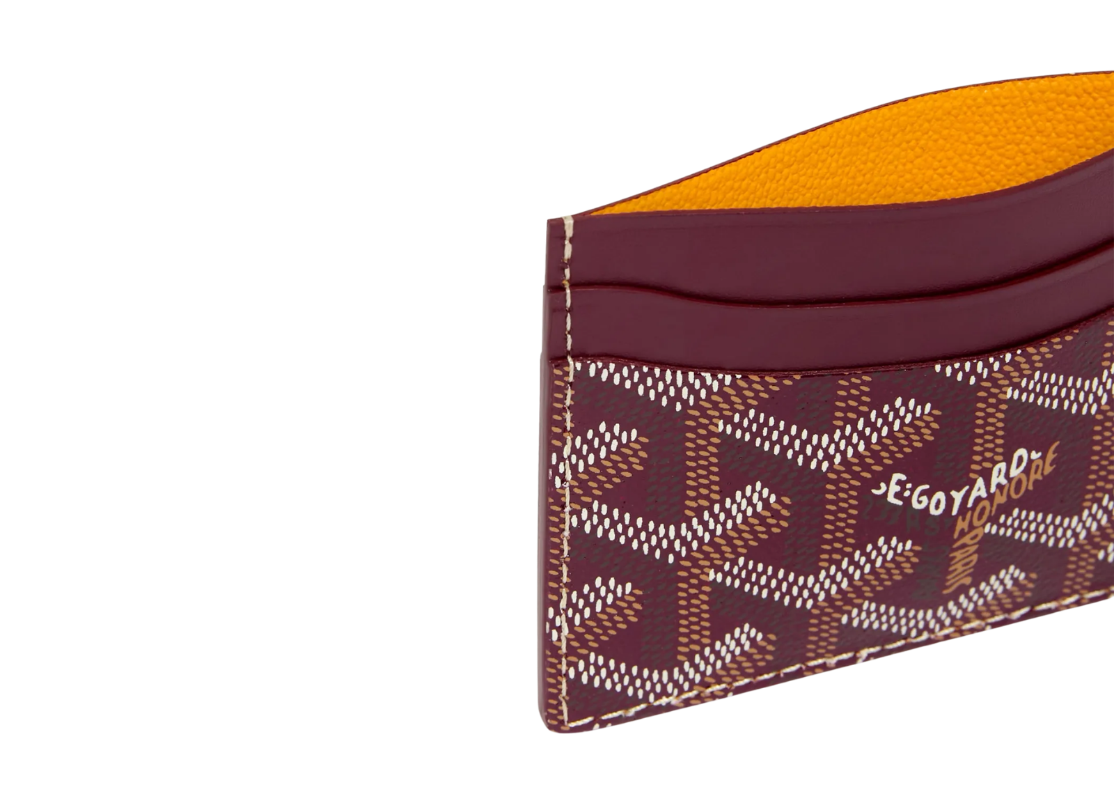 Goyard Saint-Sulpice Card Wallet Burgundy - görsel 2