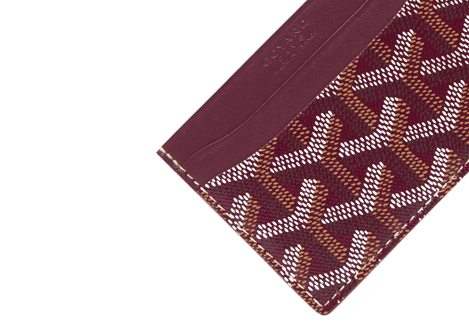 Goyard Saint-Sulpice Card Wallet Burgundy - görsel 3