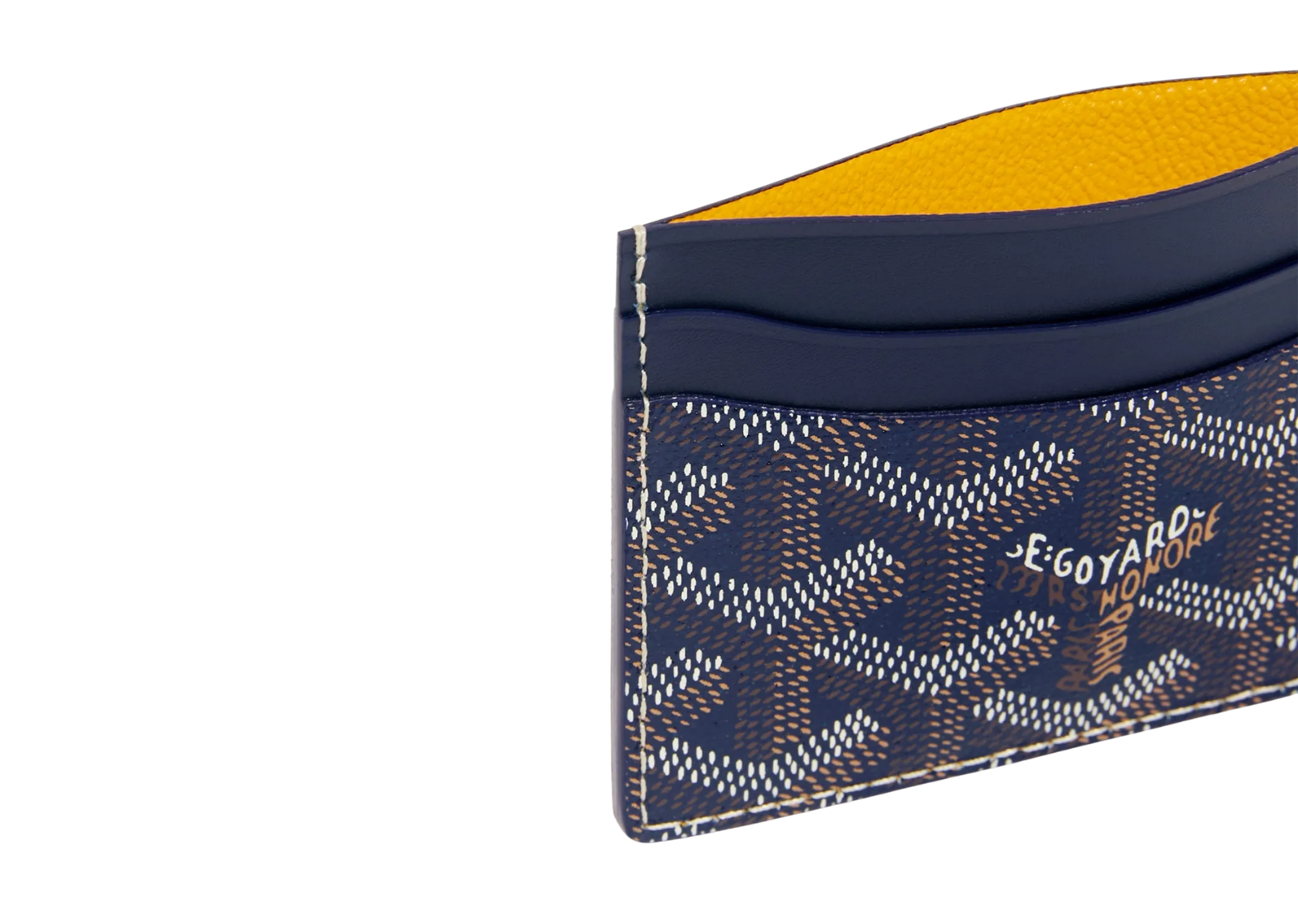 Goyard Saint-Sulpice Card Wallet Navy Blue - görsel 2