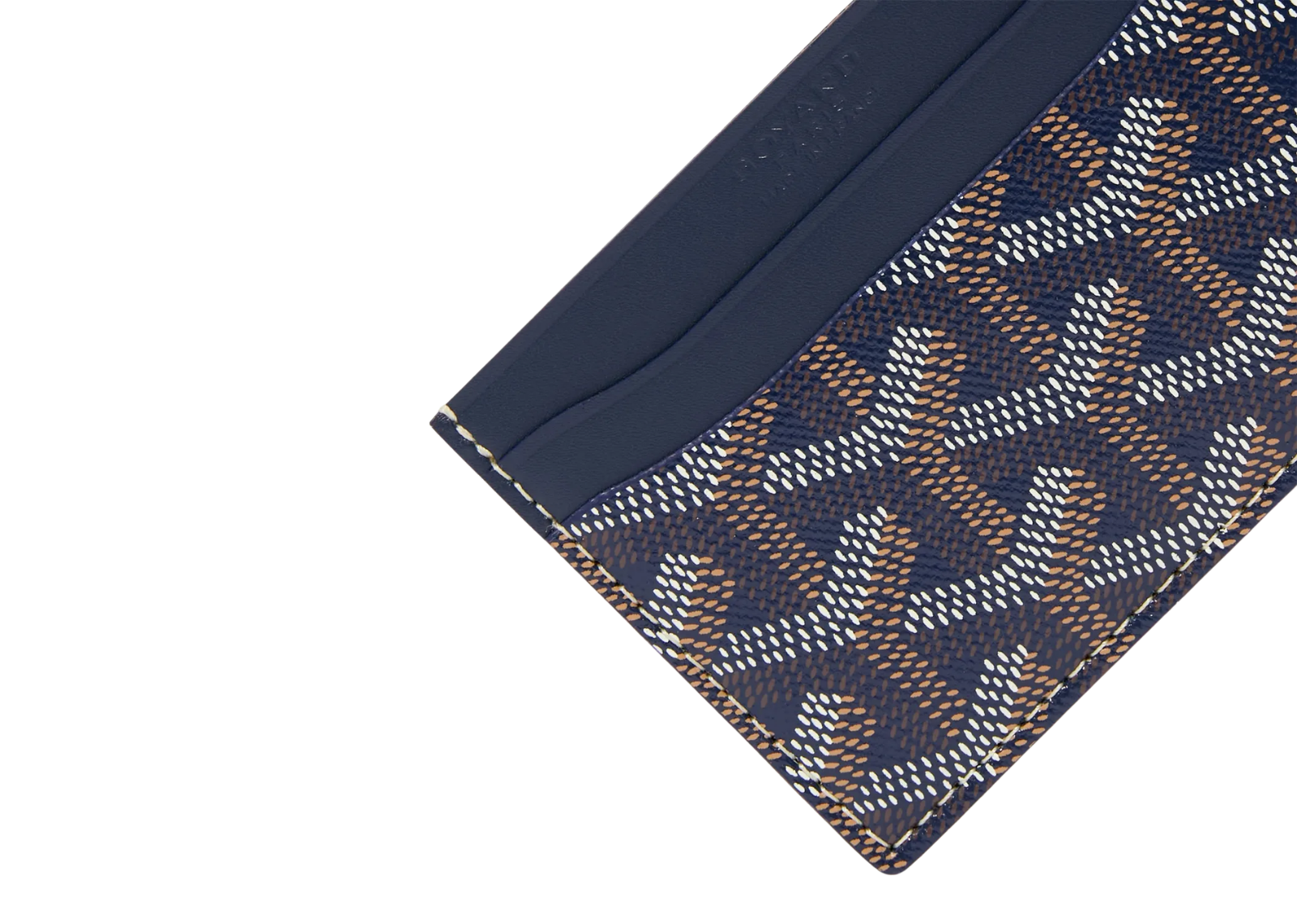 Goyard Saint-Sulpice Card Wallet Navy Blue - görsel 3