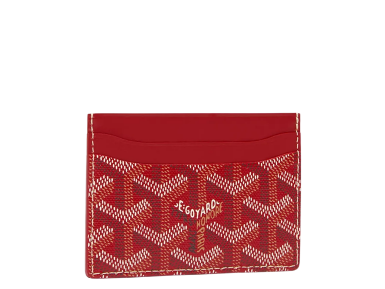 Goyard Saint-Sulpice Card Wallet Red