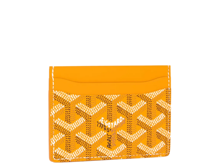 Goyard Saint-Sulpice Card Wallet Yellow