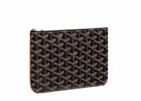 Goyard Sénat PM Pouch Black Tan
