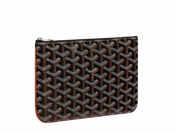 Goyard Sénat PM Pouch Black Tan