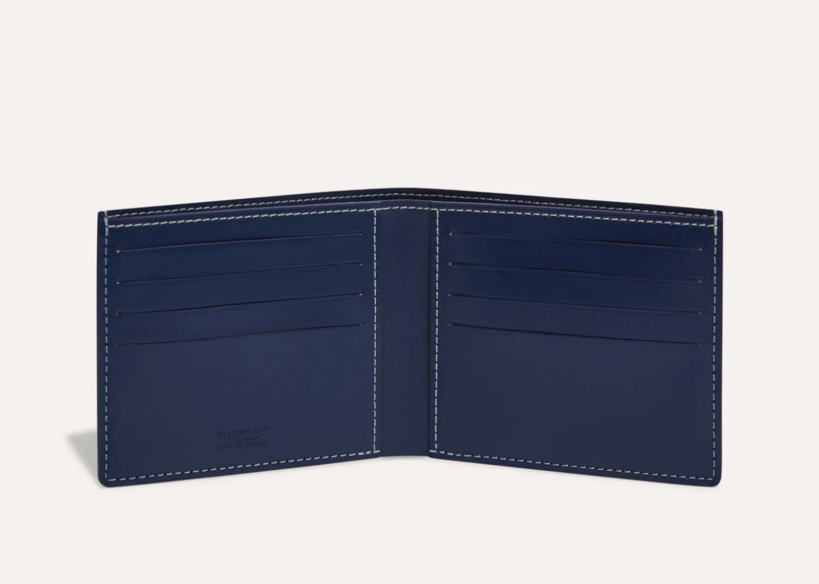 Goyard Victoire Wallet Navy Blue - görsel 2