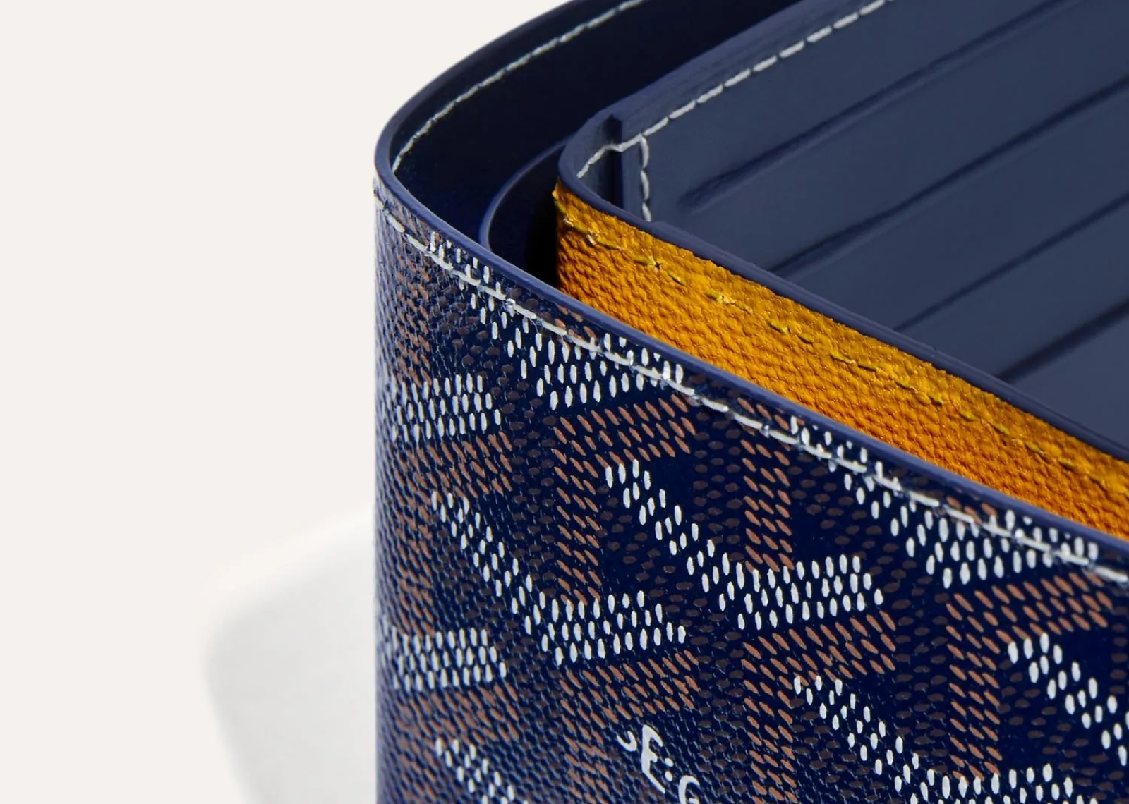 Goyard Victoire Wallet Navy Blue - görsel 3