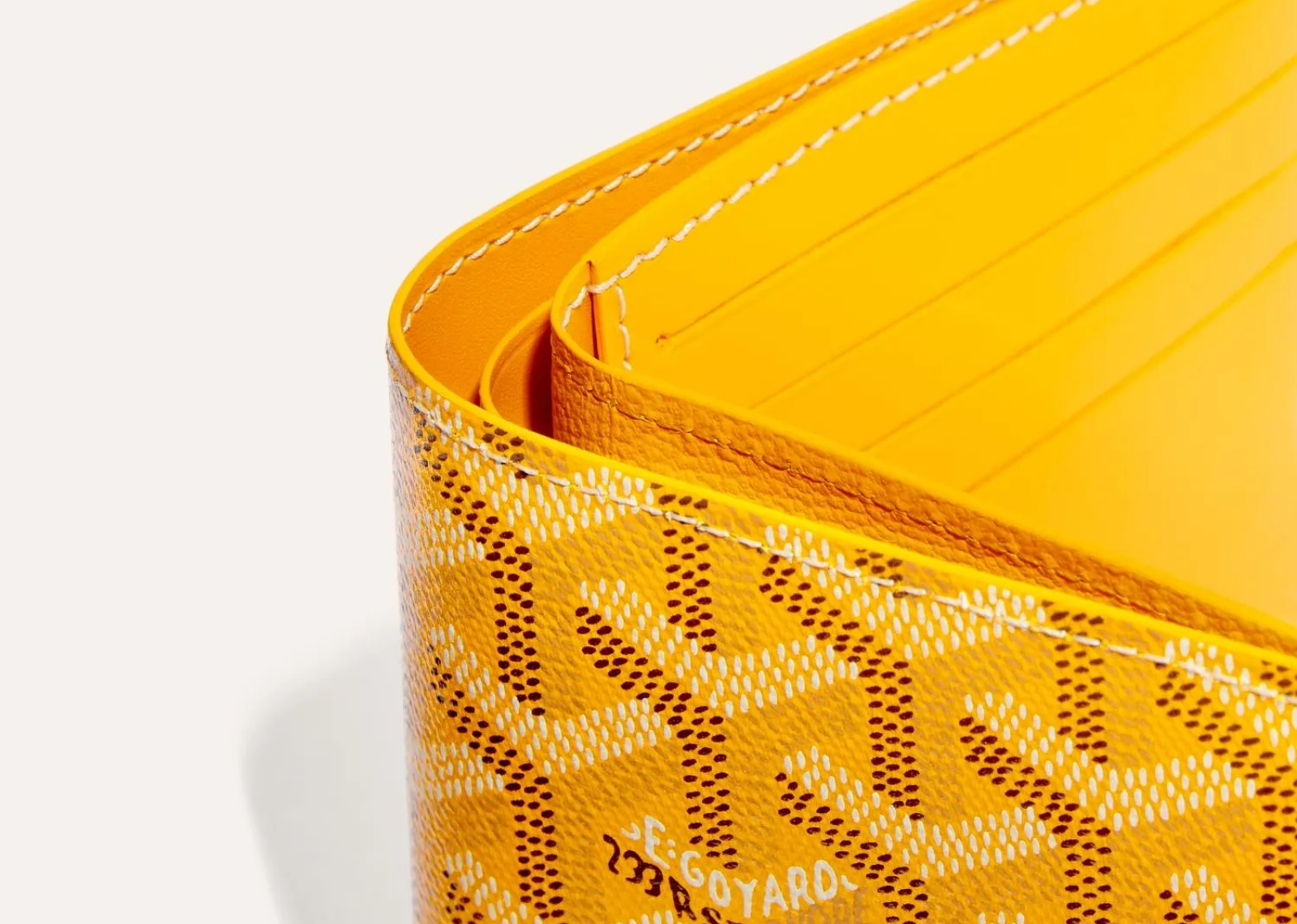 Goyard Victoire Wallet Yellow - görsel 3