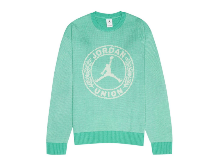 Jordan x Union LA Sweater Kinetic Green White