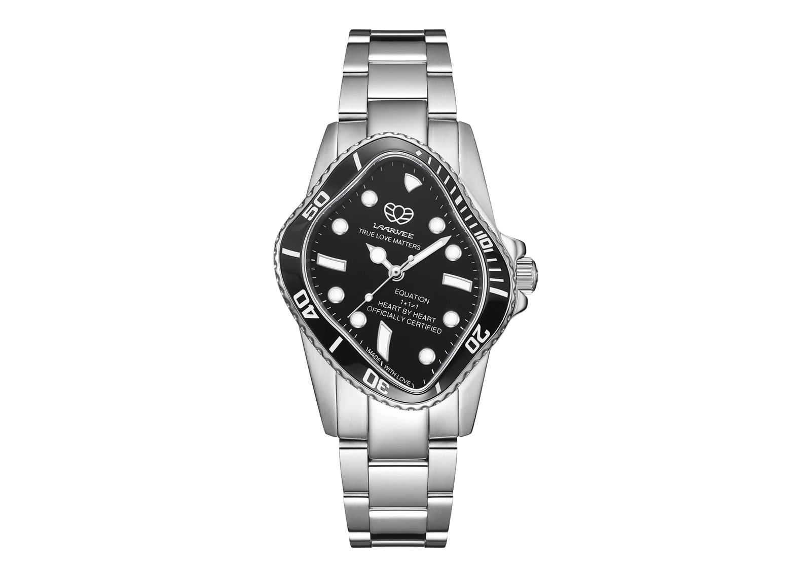 Laarvee Ceramic Bezel Steel Black & Black