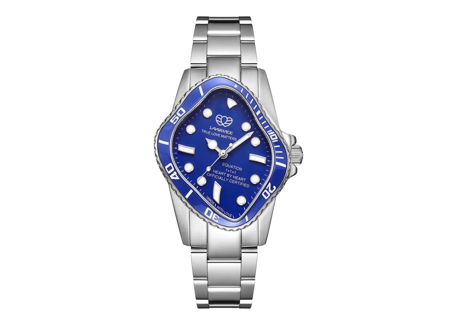 Laarvee Ceramic Bezel Steel Blue & Blue
