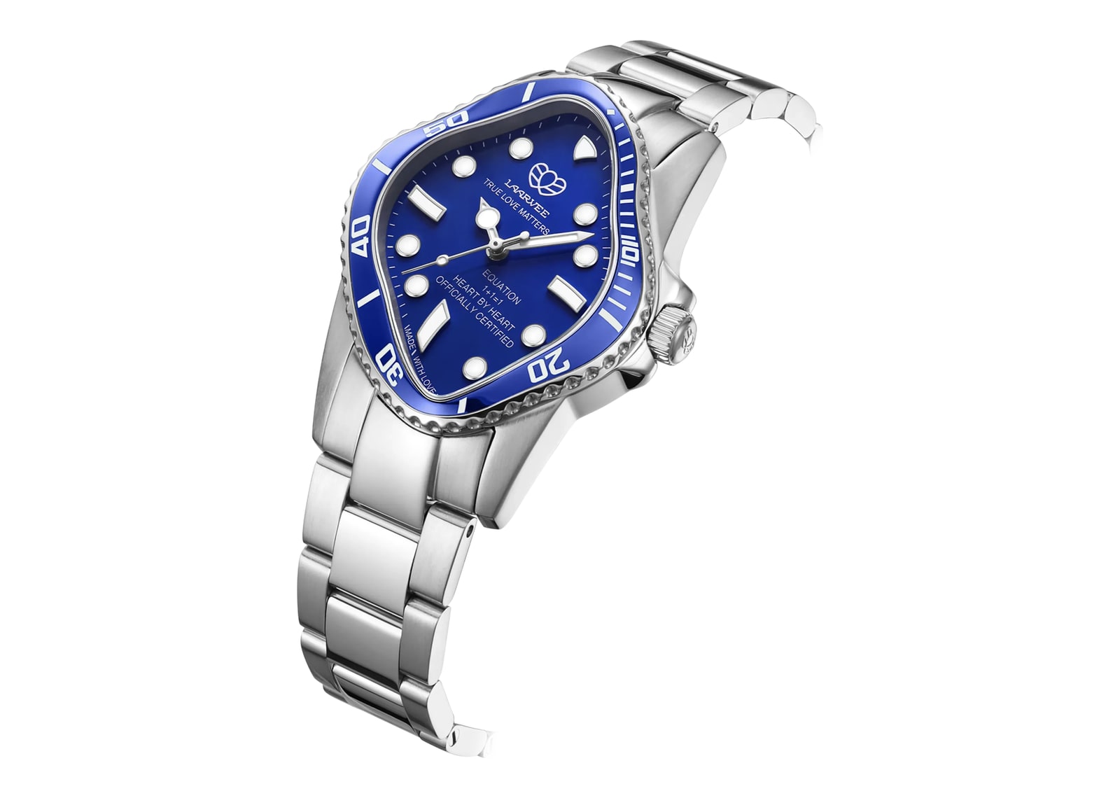 Laarvee Ceramic Bezel Steel Blue & Blue - görsel 2