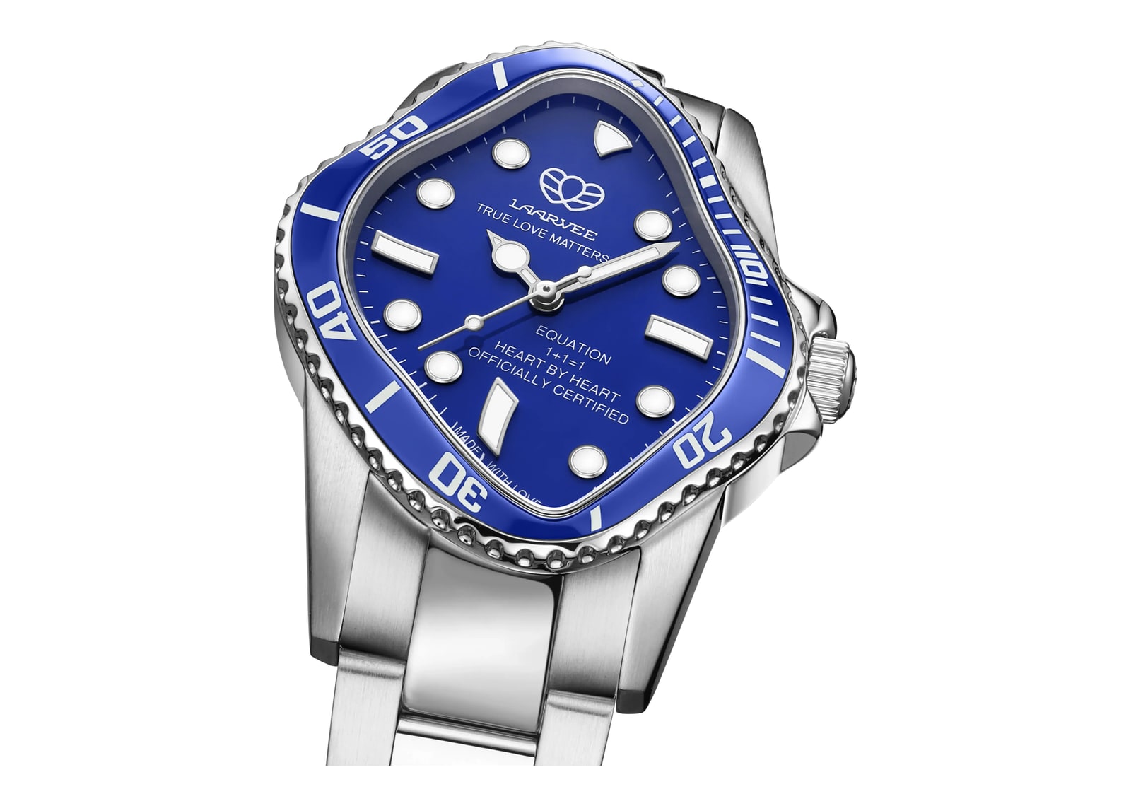 Laarvee Ceramic Bezel Steel Blue & Blue - görsel 4