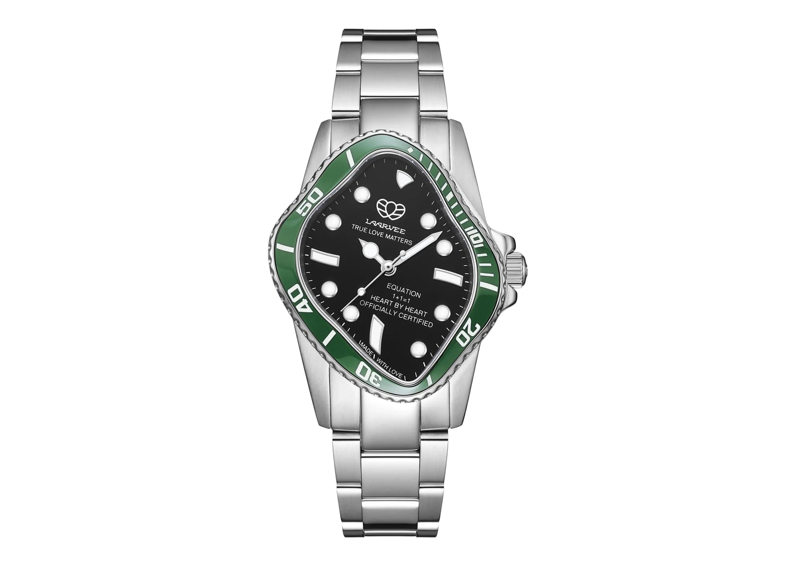 Laarvee Ceramic Bezel Steel Blue & Green
