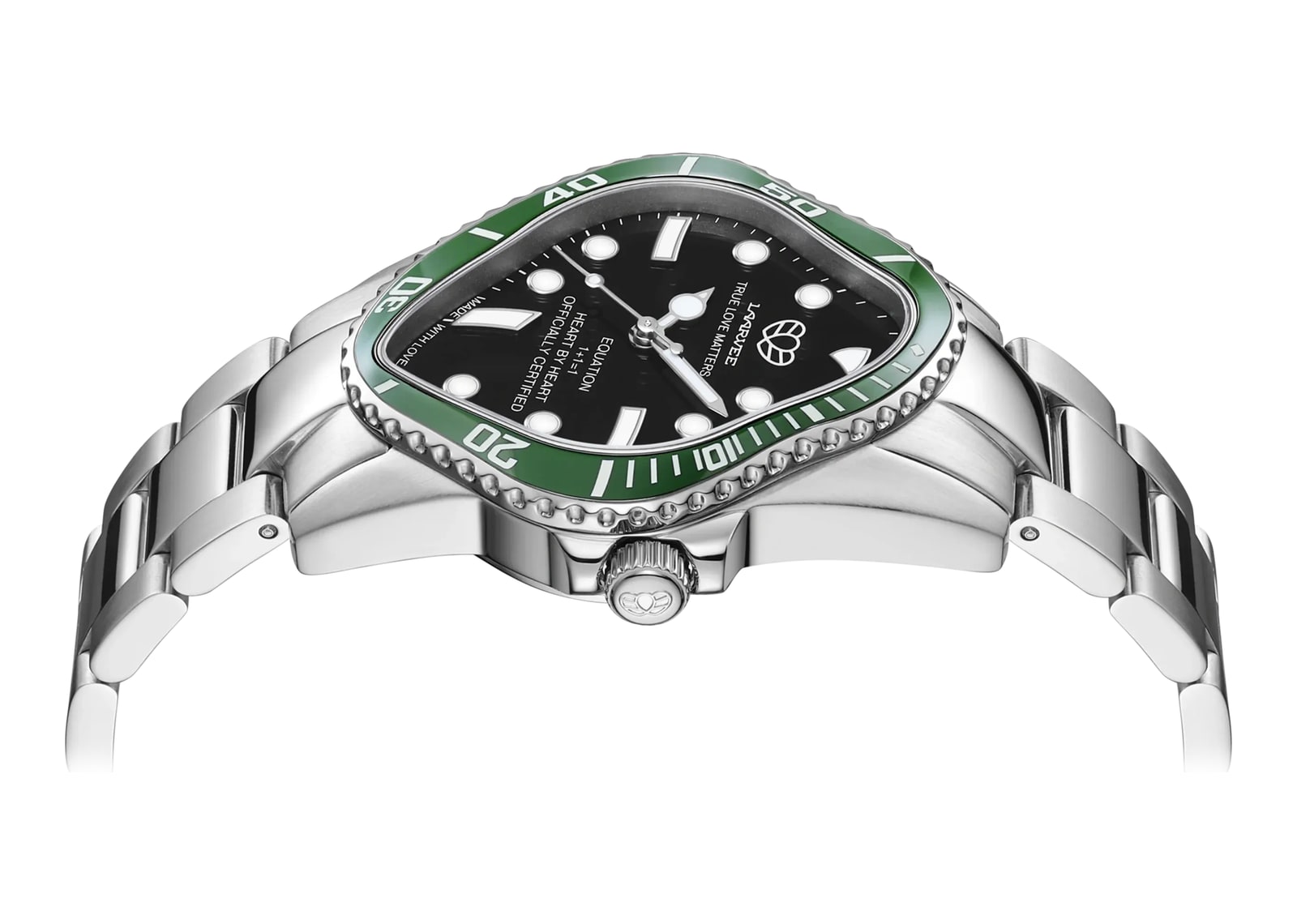 Laarvee Ceramic Bezel Steel Blue & Green - görsel 3