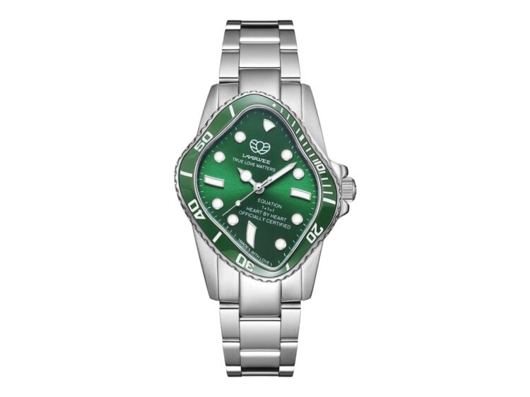 Laarvee Ceramic Bezel Steel Green & Green