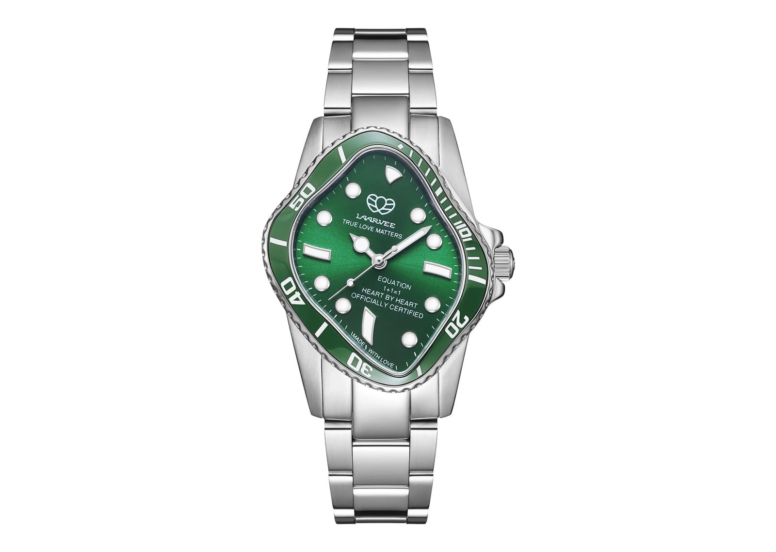 Laarvee Ceramic Bezel Steel Green & Green