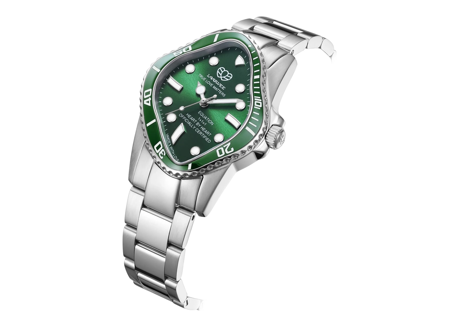 Laarvee Ceramic Bezel Steel Green & Green - görsel 2