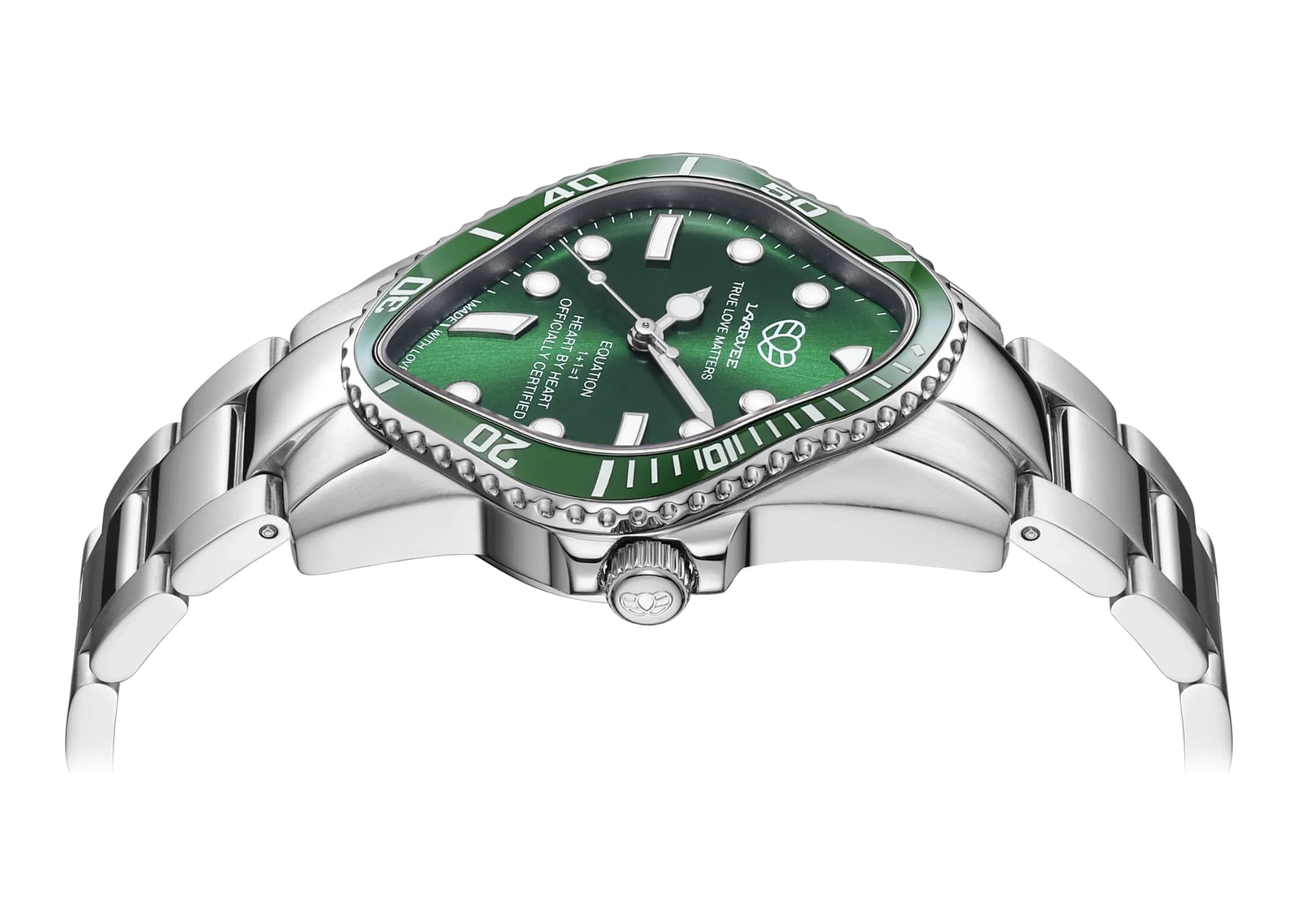 Laarvee Ceramic Bezel Steel Green & Green - görsel 3