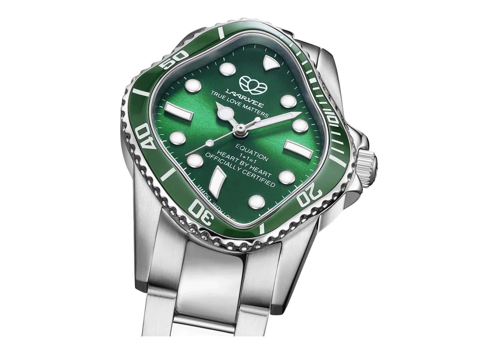 Laarvee Ceramic Bezel Steel Green & Green - görsel 5