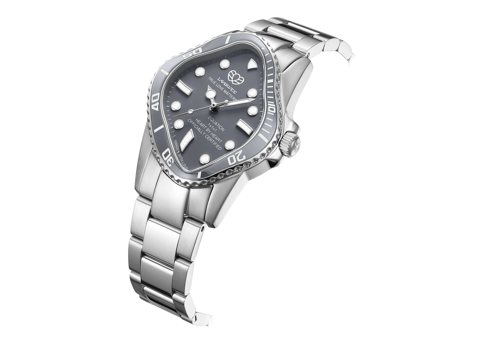 Laarvee Ceramic Bezel Steel Grey & Black - görsel 2