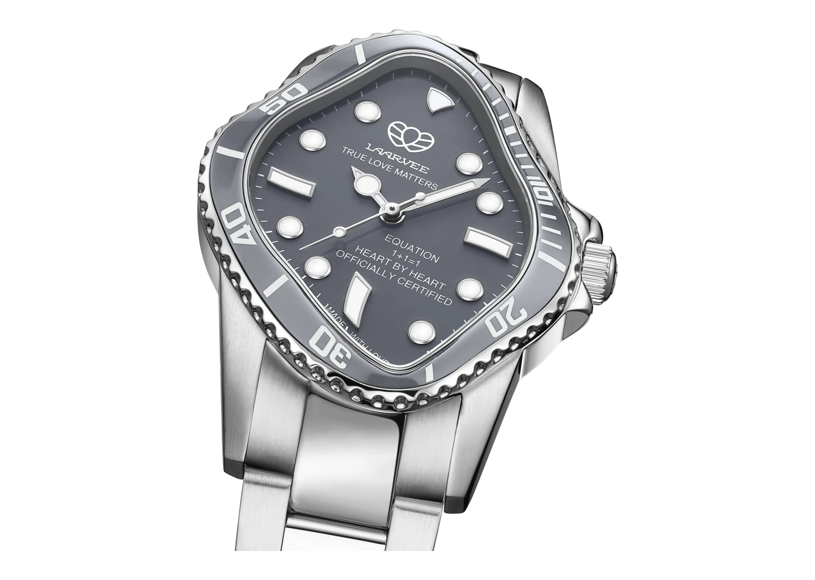 Laarvee Ceramic Bezel Steel Grey & Black - görsel 4