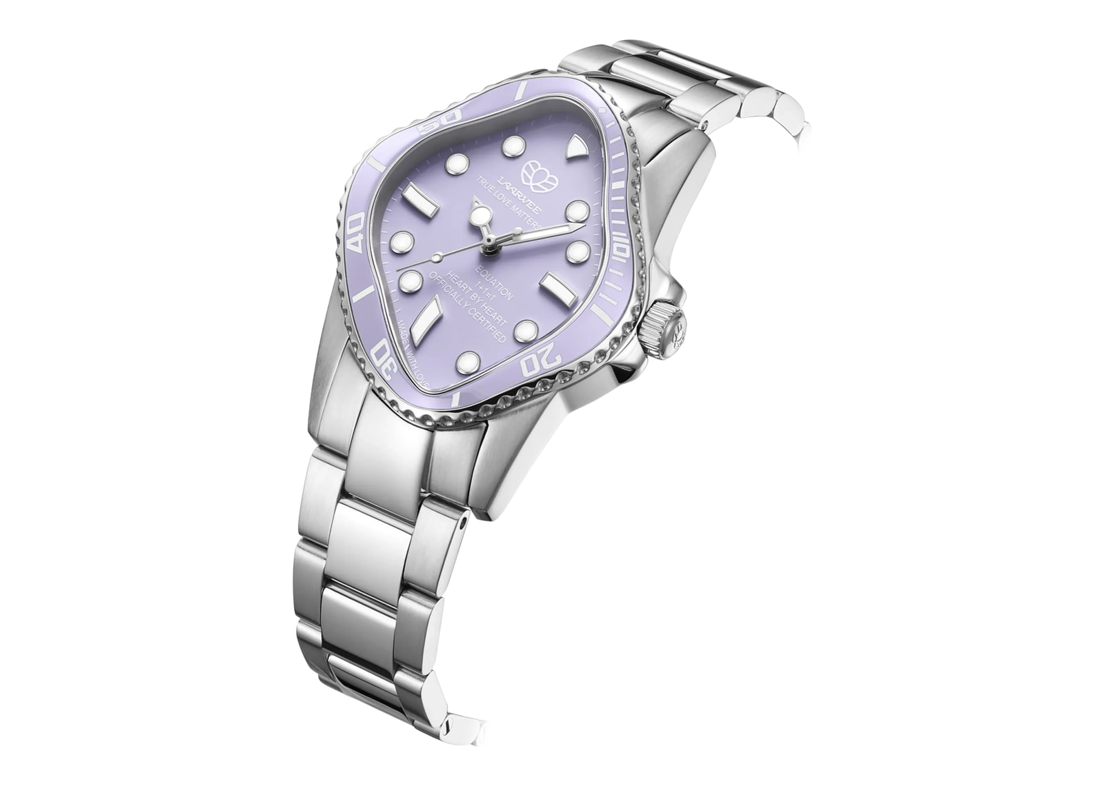 Laarvee Ceramic Bezel Steel Lilac & Lilac - görsel 2