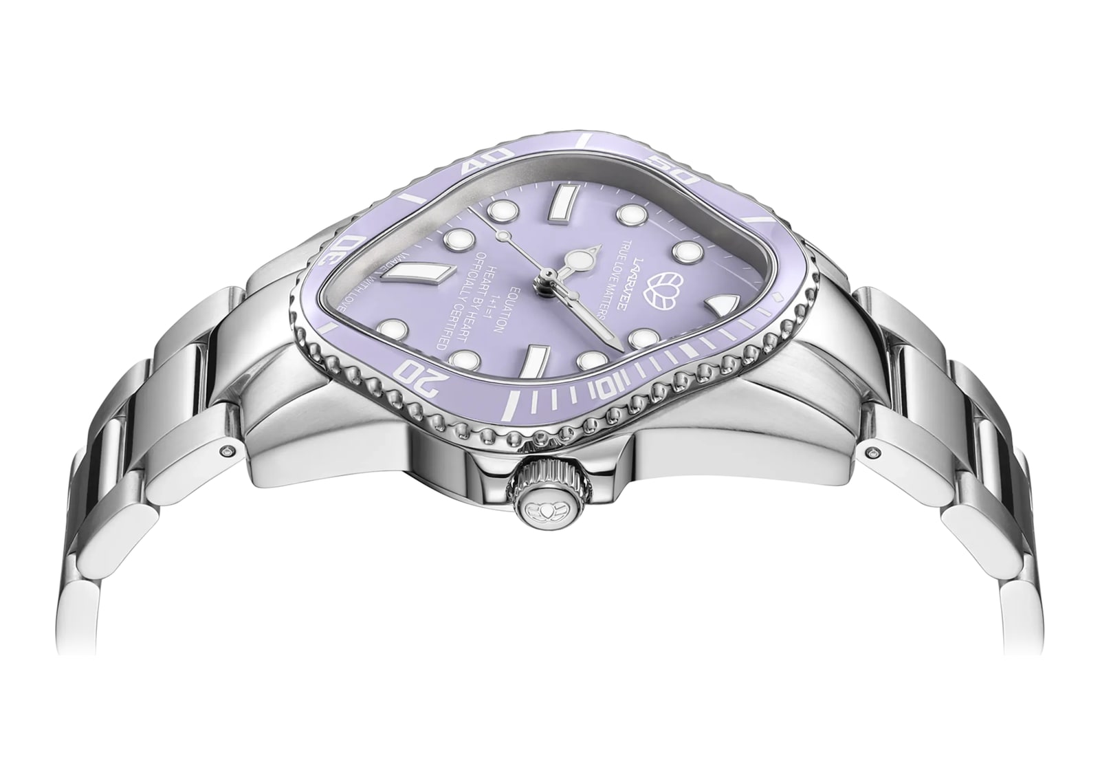 Laarvee Ceramic Bezel Steel Lilac & Lilac - görsel 3
