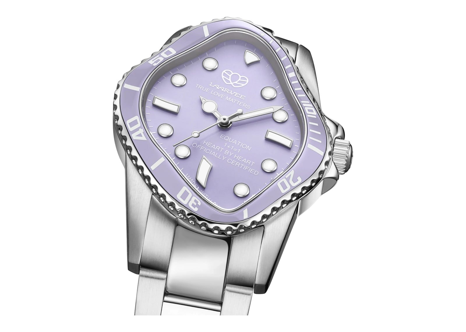 Laarvee Ceramic Bezel Steel Lilac & Lilac - görsel 4