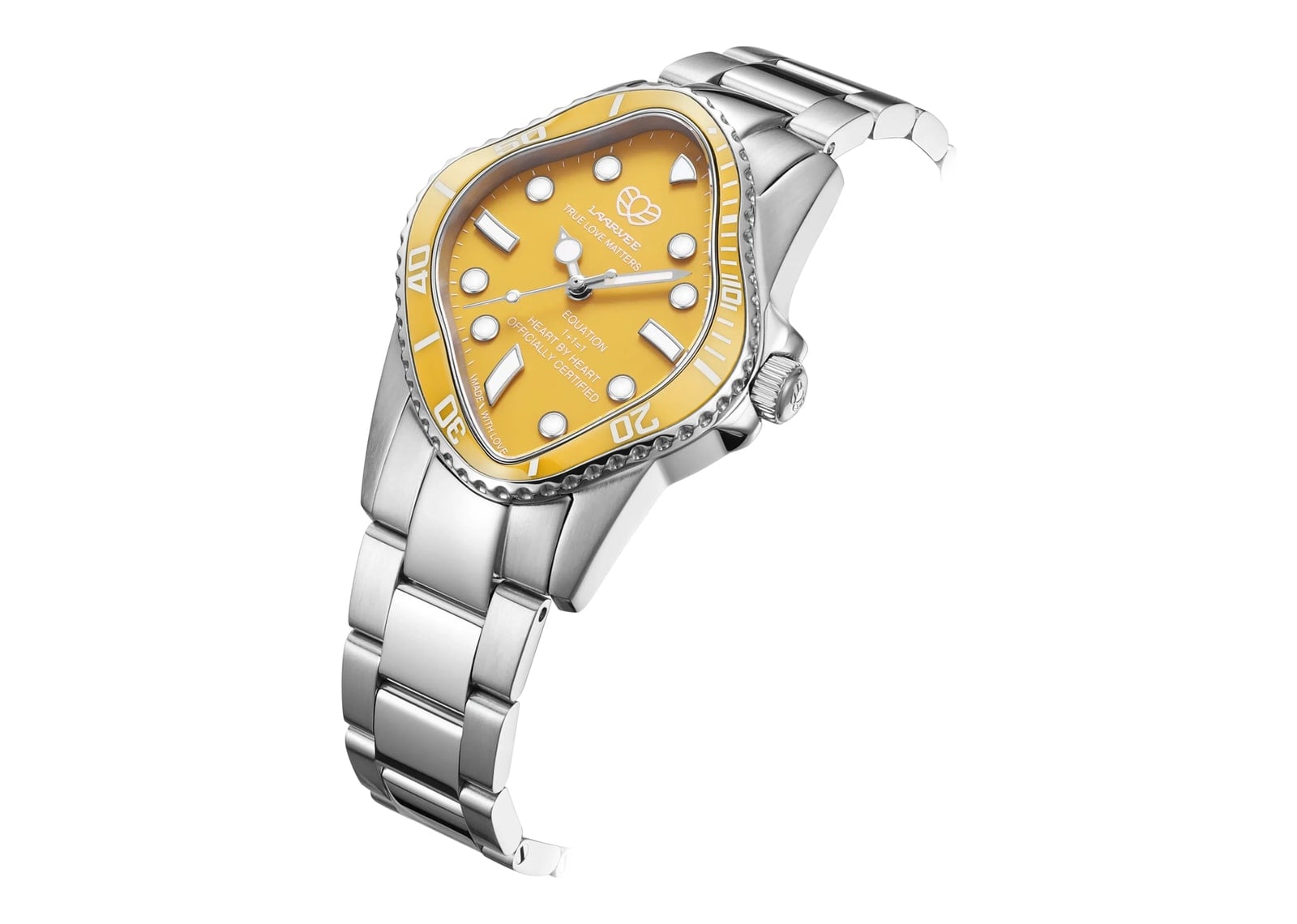 Laarvee Ceramic Bezel Steel Yellow & Yellow - görsel 2