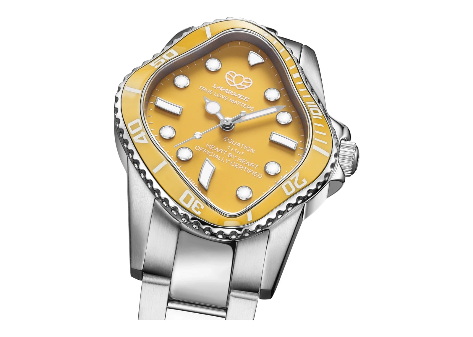 Laarvee Ceramic Bezel Steel Yellow & Yellow - görsel 5