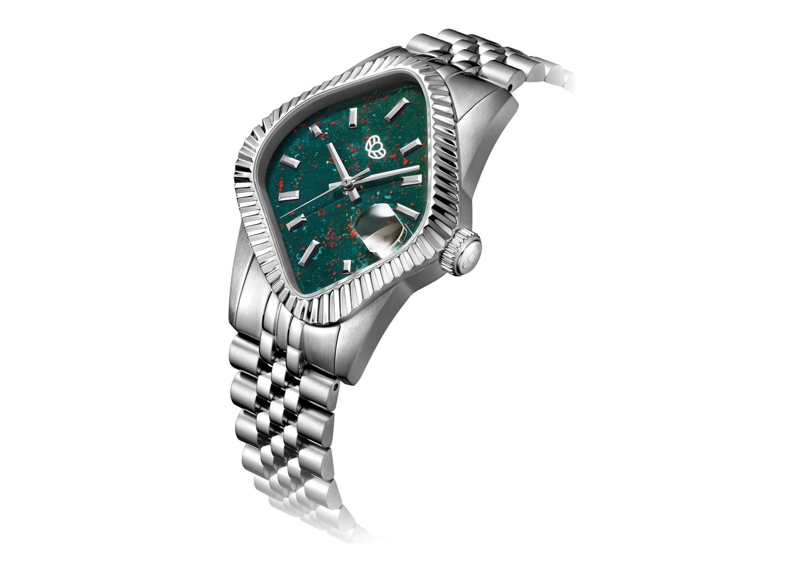 Laarvee Fluted Bezel Steel Bloodstone - görsel 2