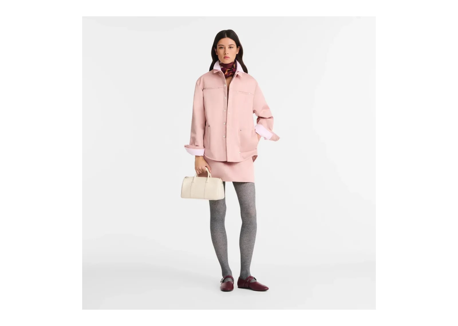 Longchamp Daylong M Handbag Ecru - görsel 6