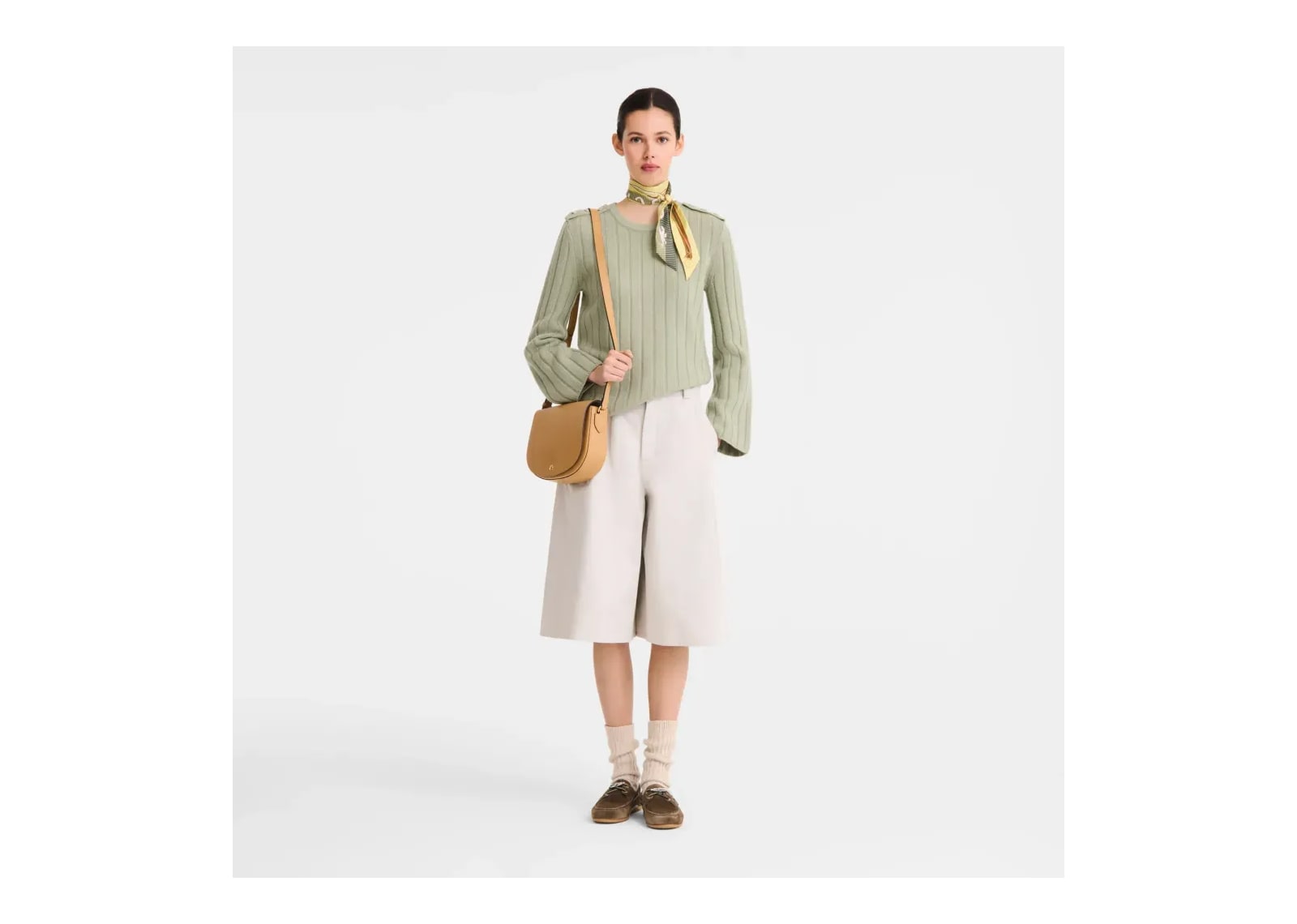 Longchamp Épure M Crossbody Bag Fawn - görsel 6