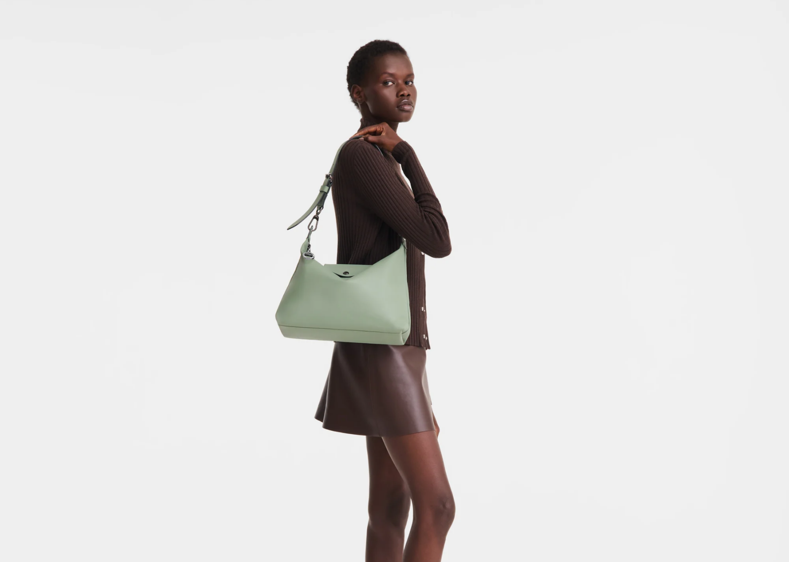 Longchamp Le Pliage Xtra Medium Hobo Bag Tundra - görsel 5
