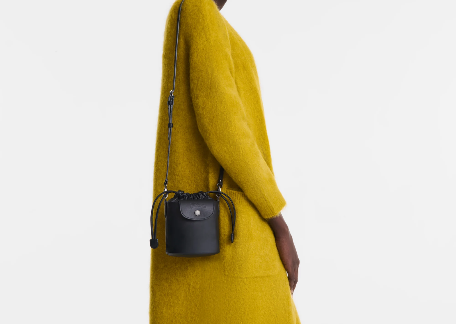 Longchamp Le Pliage Xtra XS Bucket Bag Black - görsel 5