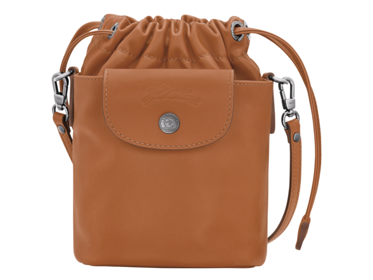 Longchamp Le Pliage Xtra XS Bucket Bag Cashew