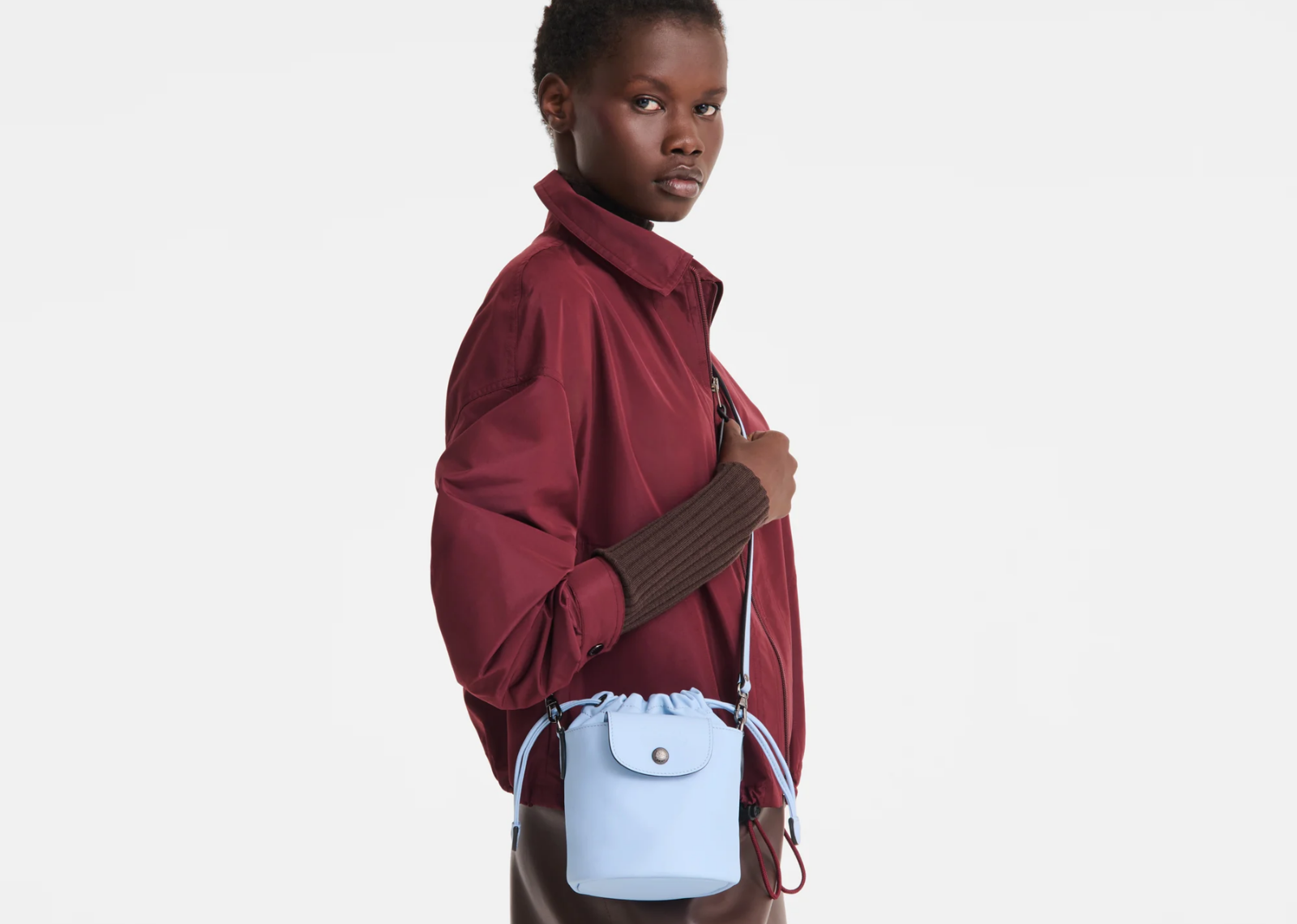 Longchamp Le Pliage Xtra XS Bucket Bag Wave - görsel 5