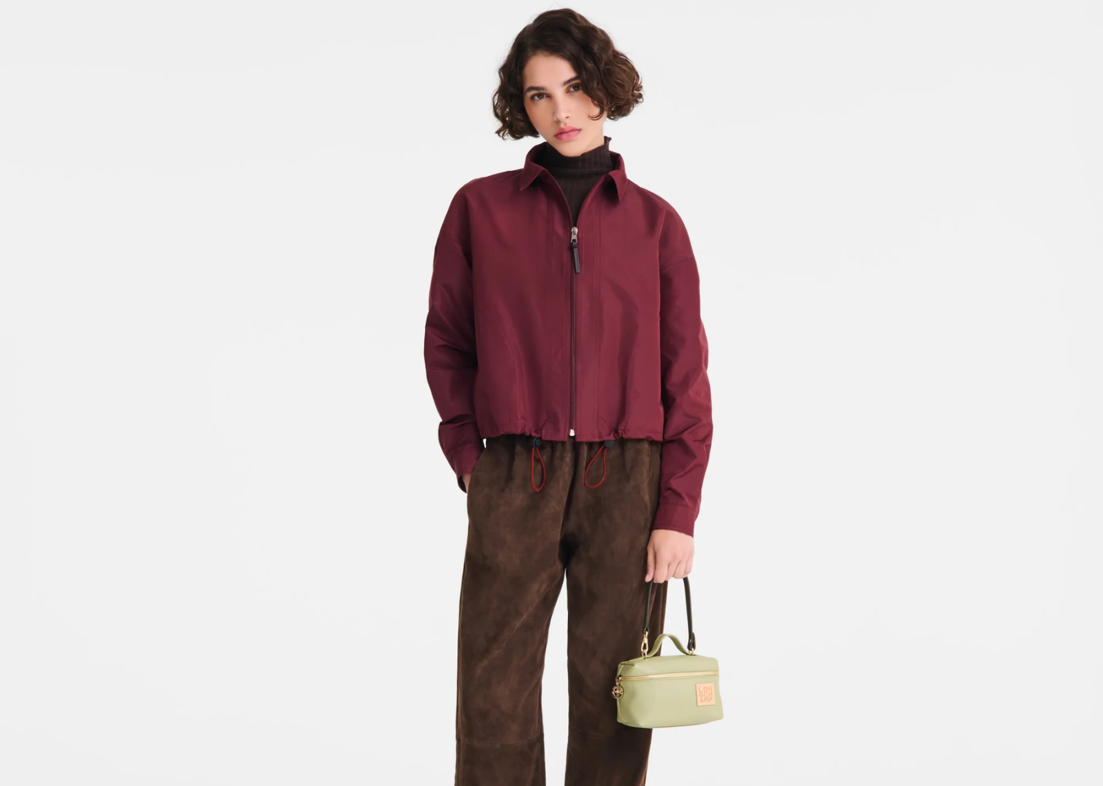 Longchamp Le Pliage Xtra XS Crossbody Bag Almond Green - görsel 5