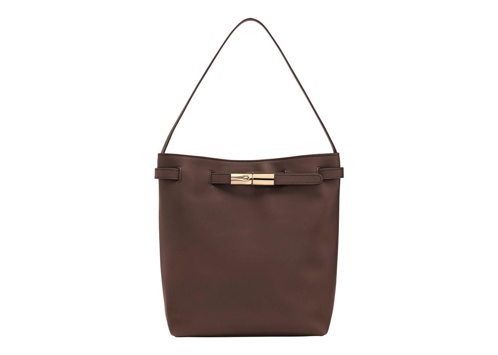 Longchamp Le Smart L Shoulder Bag Mocha
