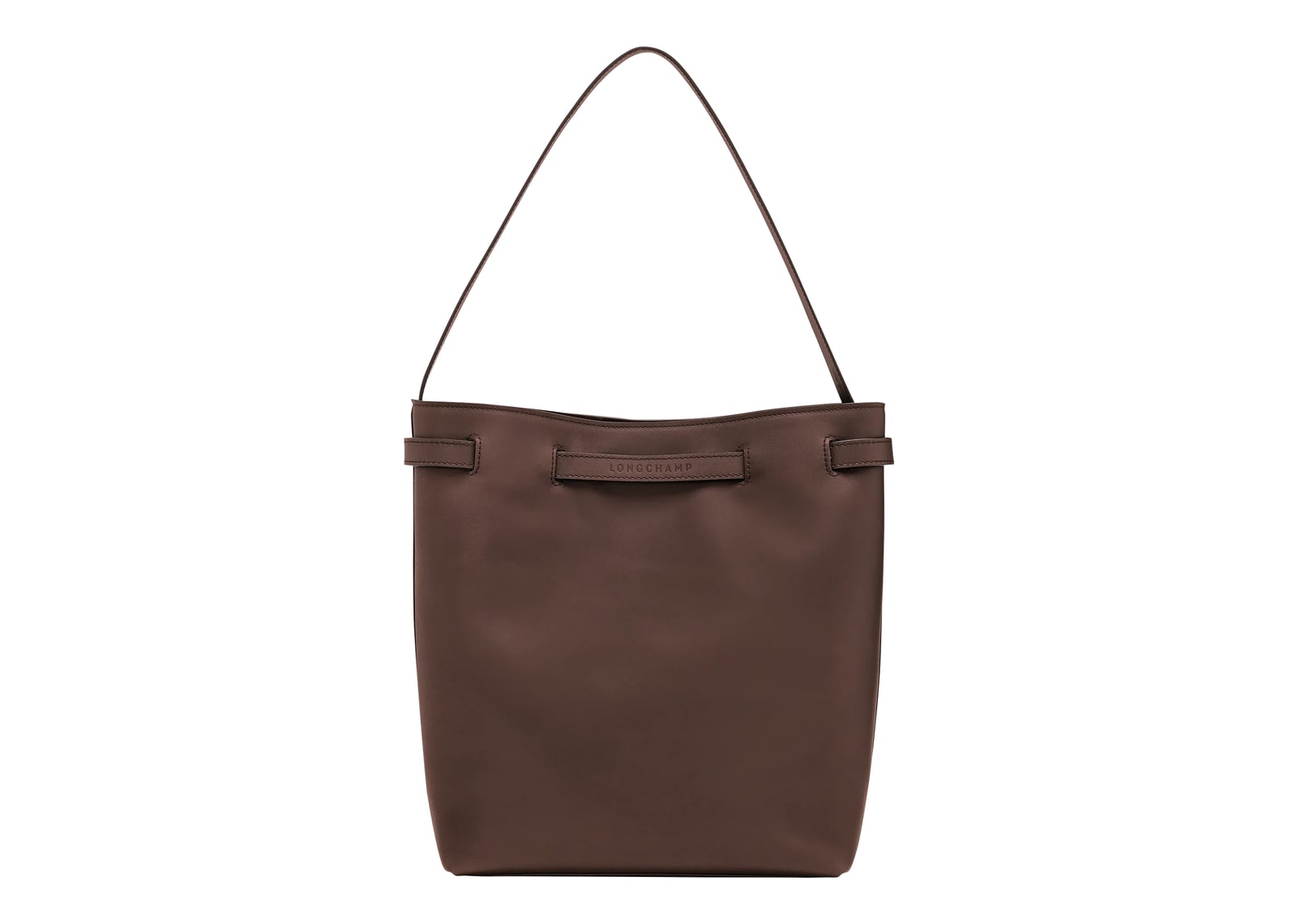 Longchamp Le Smart L Shoulder Bag Mocha - görsel 3